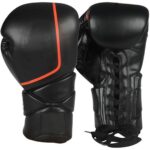 Black Leather Boxing Gloves-STRYK WEAR